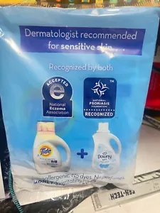 Lot X10 Tide Pods, Downy & Bounce Fabric Softener Free & Gentle Travel Pack (3A) - Picture 1 of 4