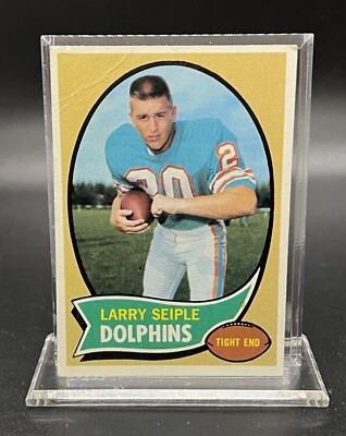 LARRY SEIPLE RC 1970 Topps #94 Rookie Miami Dolphins - Image 1 of 2
