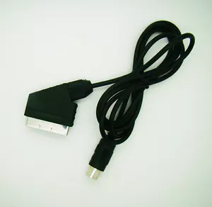 6 ft AV SCART CABLE/LEAD For SEGA MASTER SYSTEM 1 & MEGADRIVE 1 & Genesis 1 - Picture 1 of 1