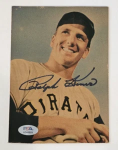 RALPH KINER Signed Magazine Photo-HOF-PITTSBURGH PIRATES-PSA - Picture 1 of 6