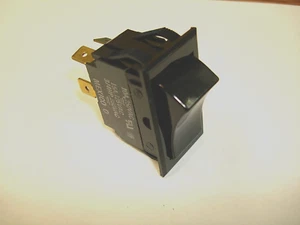 Carling DPST Rocker Switch TIGK51-6S-BL-NBL - Picture 1 of 6