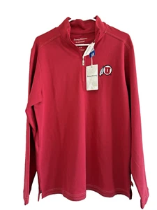 Sudadera Tommy Bahama Collegiate Utah Utes Emfielder Media Cremallera IslandZone - Imagen 1 de 12