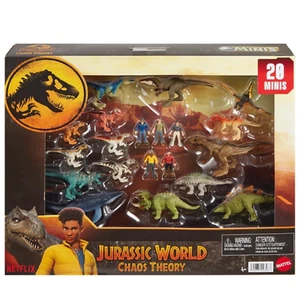 Jurassic World Chaos Theory Mini Figuren 20 Stück - Dinosaurier Spielzeug Spielset Spielzeug - Bild 1 von 6