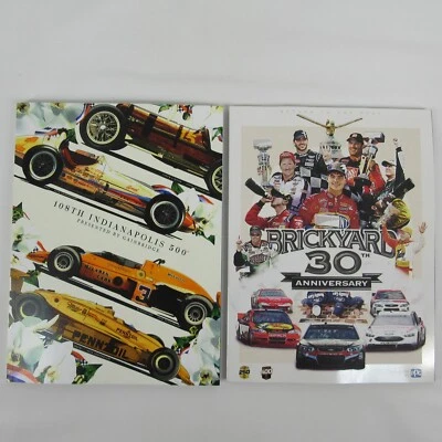 2024 Souvenir Event Program Indy 500 & Brickyard 400 Josef Newgarden Kyle Larson - Image 1 of 4