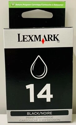 New Genuine Lexmark 14 Ink Cartridge Series X2600 Z Series Z2300 - Image 1 of 3