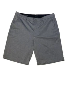 Greg Norman Mens Golf Chino Shorts Size 34 Grey Stretch Athletic Performance 183 - Picture 1 of 3