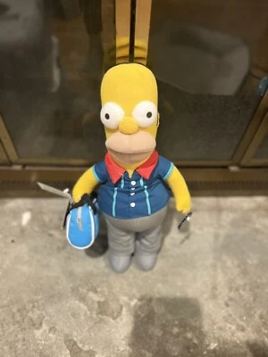 NUEVO CON ETIQUETAS 2006 Applause Los Simpson 13 1/2" Bowling Homer Peluche!! Foto 1 de 3