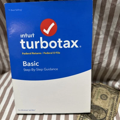 2018 TurboTax Basic Federal Win/Mac Turbo Tax CD USA 2018 - Image 1 of 4