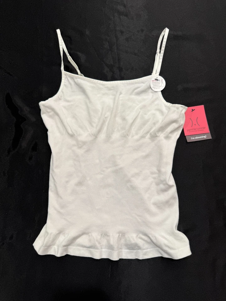 Новый с Ярлыками Yummie Tummie на Heather Thomson белый похудения формирования Майка женщин Sz L - Изображение 1 из 4