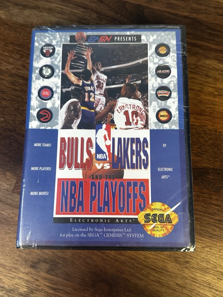 Bulls vs. Lakers Sega Genesis EA Electronic Arts Brand New Factory Sealed RARE - Image 1 of 4
