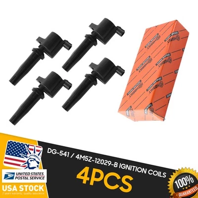 For 2009-2012 Ford EcoSport L4 2.0L 4PCS IGNITION COIL OE 4M5Z12029B/DG-541 - Image 1 of 4