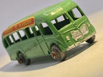 MATCHBOX🔥LESNEY  1956 BEDFORD DUPLE COACH - LONDON TO GLASGOW No:21 Near Mint - Image 1 of 4