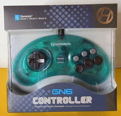 Hyperkin GN6 Premium Wired Controller for Sega Genesis - Image 1 of 4
