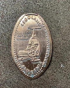 Legoland, California Sky, Patrol Souvenir, Zinc Elongated Pressed Penny - Picture 1 of 4