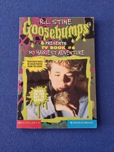 Goosebumps My Hairiest Adventure presents TV Book #6 R. L. Stine 1996 RARE - Picture 1 of 7