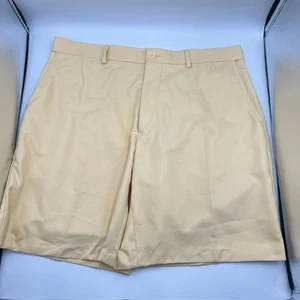 Savane Herren hellgelb Polyester Golf Freizeit Shorts Größe 34 mit 9" Schrittlänge - Bild 1 von 8