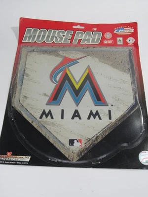Miami Marlins HOME PLATE MOUSE PAD NEW OLD STOCK RICO MLB - Image 1 of 2