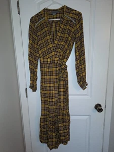 Anthropologie Dalton Wrap Dress With Pockets Small - Picture 1 of 3
