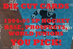 1994-95 Upper Deck SP Hockey Die Cut Cards You Pick- Base, Prospects, WJC - Picture 1 of 29