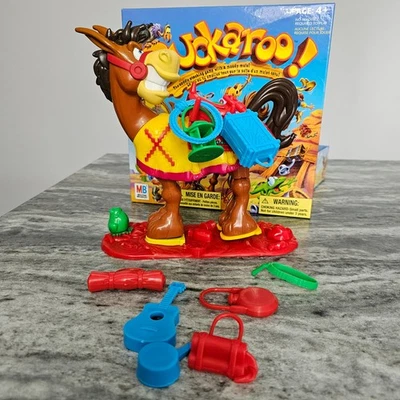 Vintage Buckaroo Mule Saddle Stacking Game by Milton Bradley 2004 Complete - Image 1 of 4