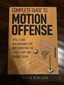 Complete Guide to Motion Offense Keith Rumjahn Basketball Coaching Book - Picture 1 of 2