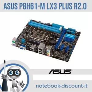 Asus P8H61-M LX3 PLUS R2.0 Socket CPU LGA1155 Slot RAM DDR3 Scheda Madre TESTED - Foto 1 di 1