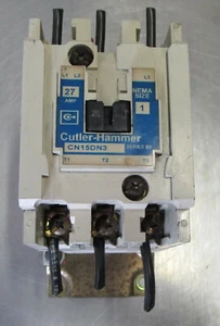 CUTLER HAMMER CN15DN3 27A 600V 110/120V COIL CONTACTOR USED CUT OUT - Picture 1 of 8