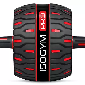 ISOGYM Ab Roller Pro - The Widest Sturdiest Best Quality Ab Roller You'll Own - Picture 1 of 8