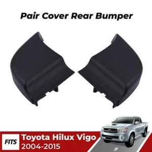 Rear Bumper Corner Plate Cap Pair Fits Toyota Hilux Vigo SR5 Truck 2004-15 P05 - Picture 1 of 7