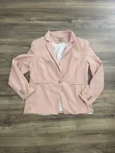 Blazer donna H&M un bottone taglia grande pesca - Foto 1 di 9