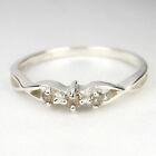 012Ct 3 Pcs Beautiful 100 Natural Superb 925 Silver Fancy Color Diamond Ring
