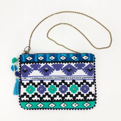 NUEVO CON ETIQUETAS Colorido Steve Madden Gris Cartera Bolsa 11" X 8" NUEVO Foto 1 de 4