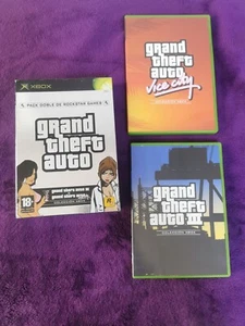 GRAND THEFT AUTO DOBLE PACK Pal Esp Muy Buen estado XBOX  - Foto 1 di 10