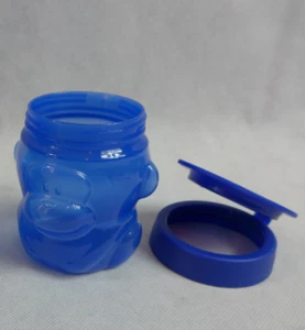 Tupperware Zoo Crew Max la Scimmia Contenitore Snack Liquido Guarnizione Stretta Blu - Foto 1 di 5