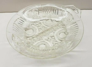 Vintage Indiana Glass Divided Relish Dish Clear 7.5" - Picture 1 of 7