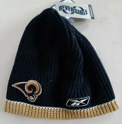 GORRA/GRANIE REVERSIBLE EN EL CAMPO REEBOK REEBOK de Los Angeles LA Rams NFL Foto 1 de 2
