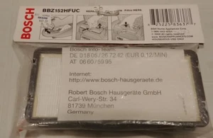 BOSCH FORMULA SERIES HEPA FILTER BBZ152HFUC - Picture 1 of 1