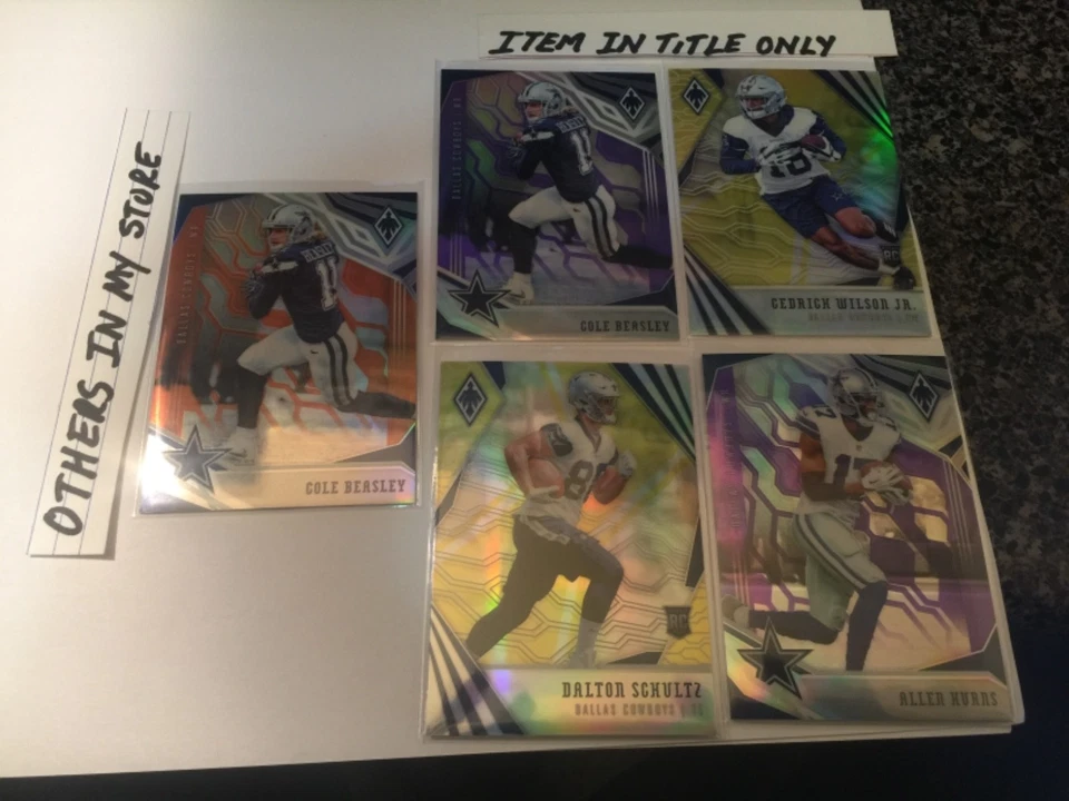 2018 phoenix refractor yellow rc #d/75 cedrick wilson jr cowboys  - Image 1 of 1