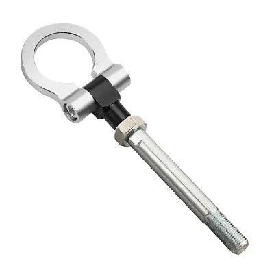 Gancho de remolque delantero de aluminio Sprot plateado para Subaru Impreza 2002-2007  Foto 1 de 4