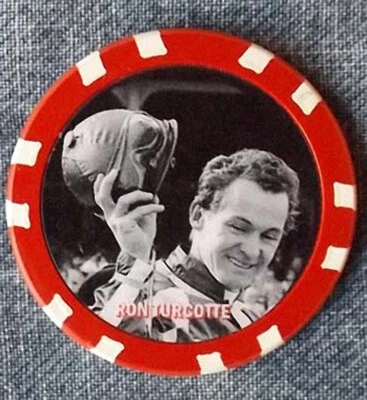 Ron Turcotte - 1973 Belmont Stakes carreras de caballos ¡chip de casino! Foto 1 de 2