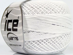 6-Ball Lot Crafty Crochet Thread Yarn Acrylic Summer Fine 6x50g/115m Optic White - Picture 1 of 4
