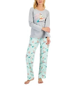 Matching Women's Tropical Santa Mix It Family Pajama Set - Picture 1 of 1
