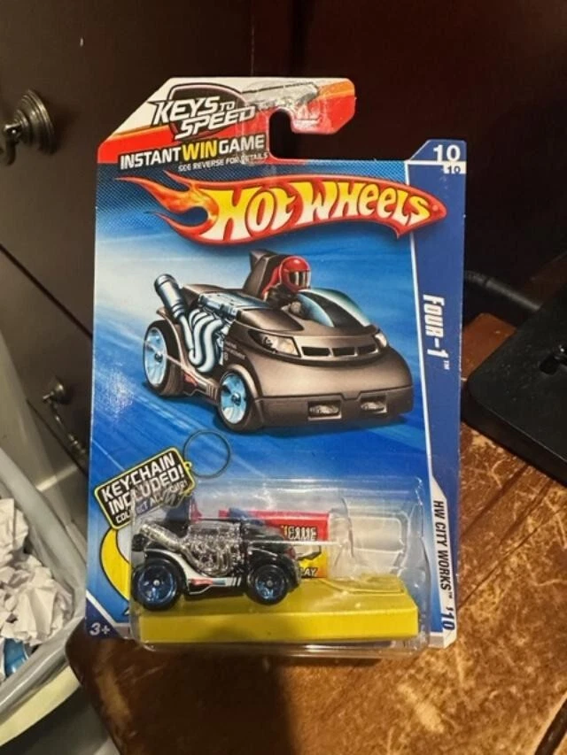 2010 Hot Wheels HW City Works Four-1 #118 (Keys To Speed - Keychain Included) - Image 1 of 1