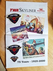 TWA SKYLINER 75 Aniversario Edición 1925-2000 + 2 Pegatinas 75 Aniversario - Imagen 1 de 6