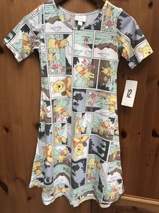 #220 Lularoe Disney Adeline Dress Kids Size 12 Winnie the Pooh Brand New BNWT - Picture 1 of 2