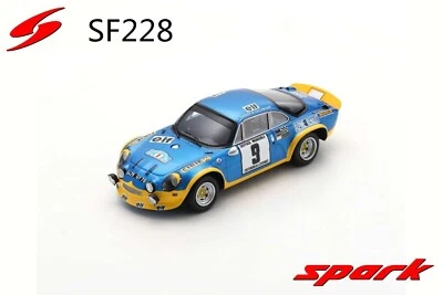 Alpine A110 Turbo No.9  1972 #SPARK MODEL 1/43 #SF228 - Image 1 of 2