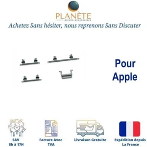 Lot De 4 Boutons Touches Latérales Blanc IPhone 11 Pro Max (A2161 A2220 A2218) - Photo 1 sur 1