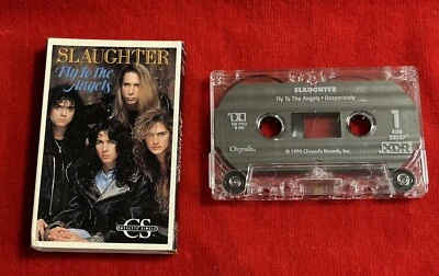 Slaughter - Fly To The Angels  Cassette Single 1990 - Image 1 of 2
