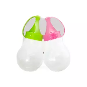 2 Pcs Plastic Squeeze Bottle Condiment Dispenser Ketchup Mustard Sauce Mayo 5 Oz - Picture 1 of 12