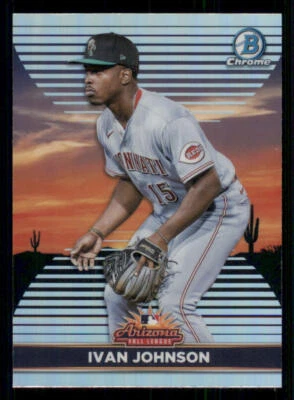 2022 Bowman Chrome '21 AFL Fall Stars #AFLS3 Ivan Johnson - Image 1 of 2